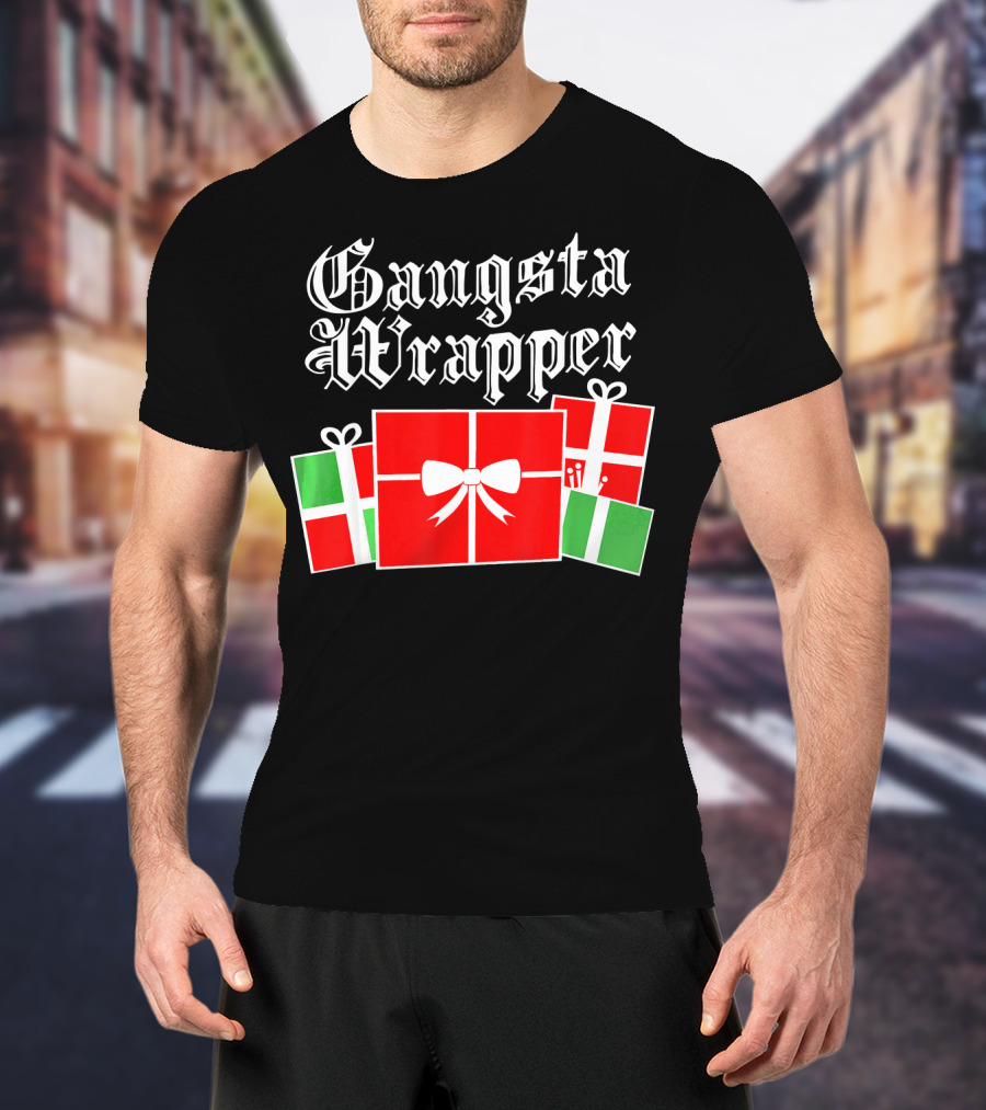 Gangsta Wrapper Christmas Gift Boxes T-Shirt