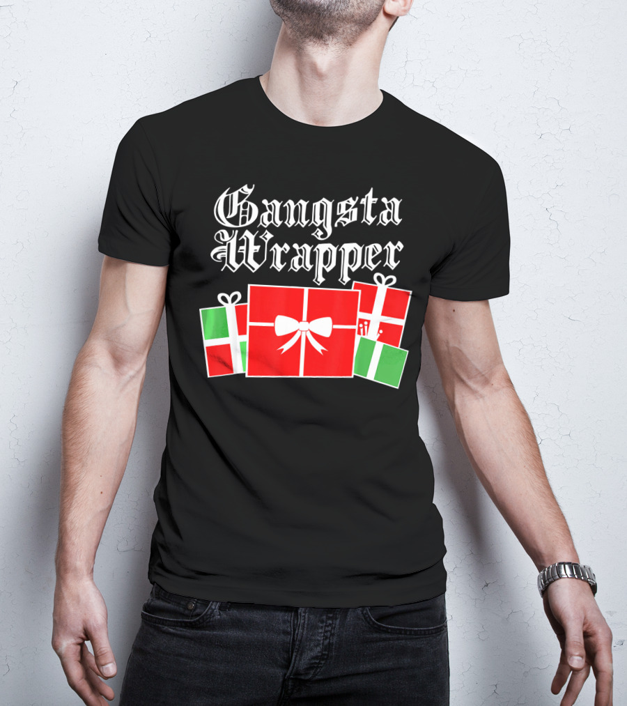 Gangsta Wrapper Christmas Gift Boxes T-Shirt