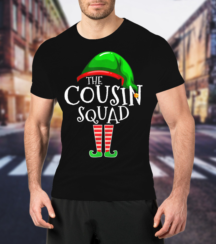 The Cousin Squad Elf Family Matching Group T-Shirt