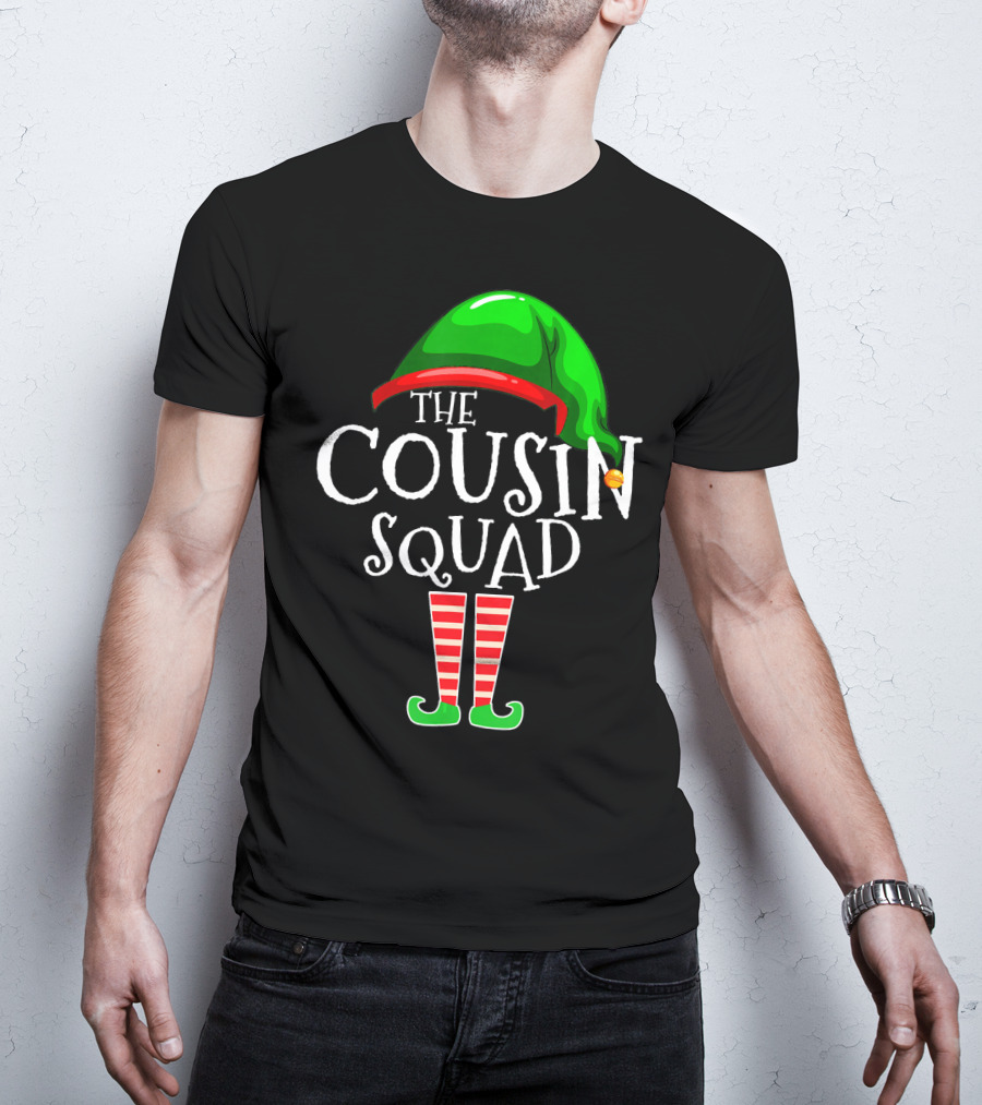 The Cousin Squad Elf Family Matching Group T-Shirt