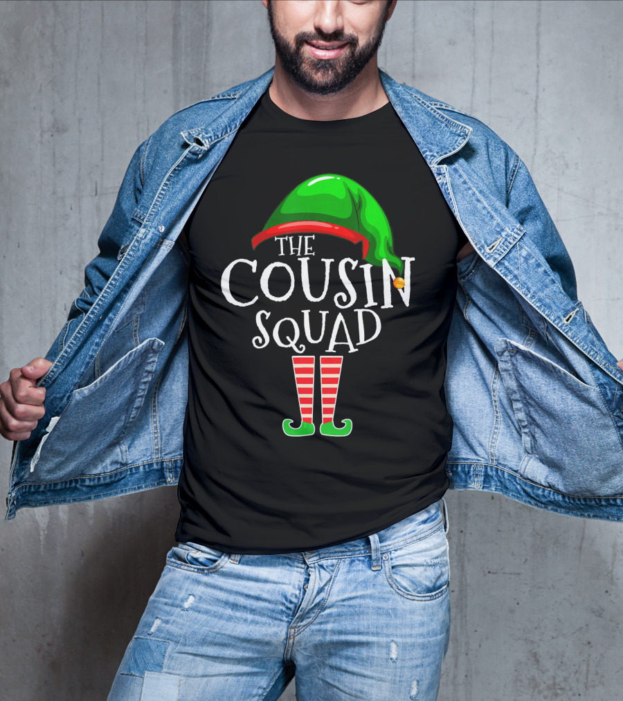 The Cousin Squad Elf Family Matching Group T-Shirt