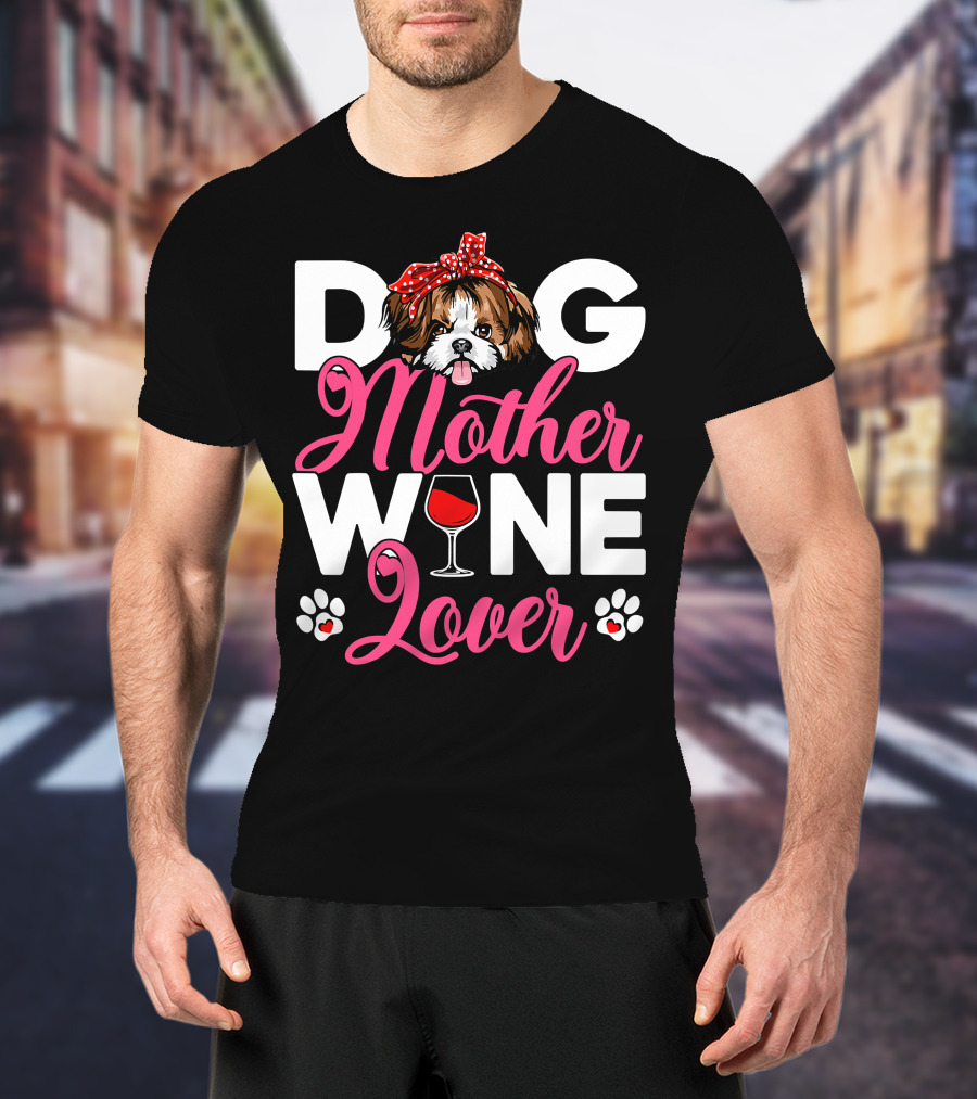 Cute Shih Tzu Dog Mother Lover T-Shirt