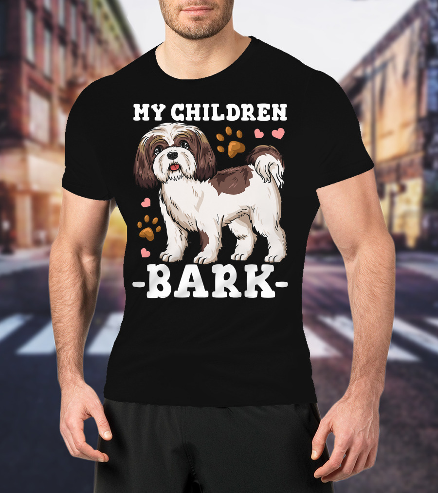 Shih Tzu Paw Heart Bark T-Shirt