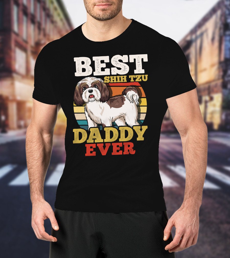 Best Shih Tzu Daddy Ever T-Shirt