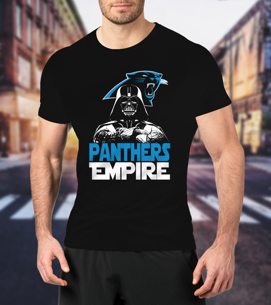 Panthers Empire Carolina Panthers Darth Vader T-Shirt