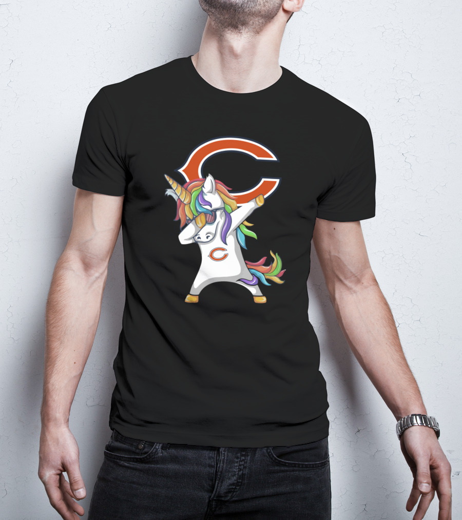 Chicago Bears Unicorn Dab T-Shirt