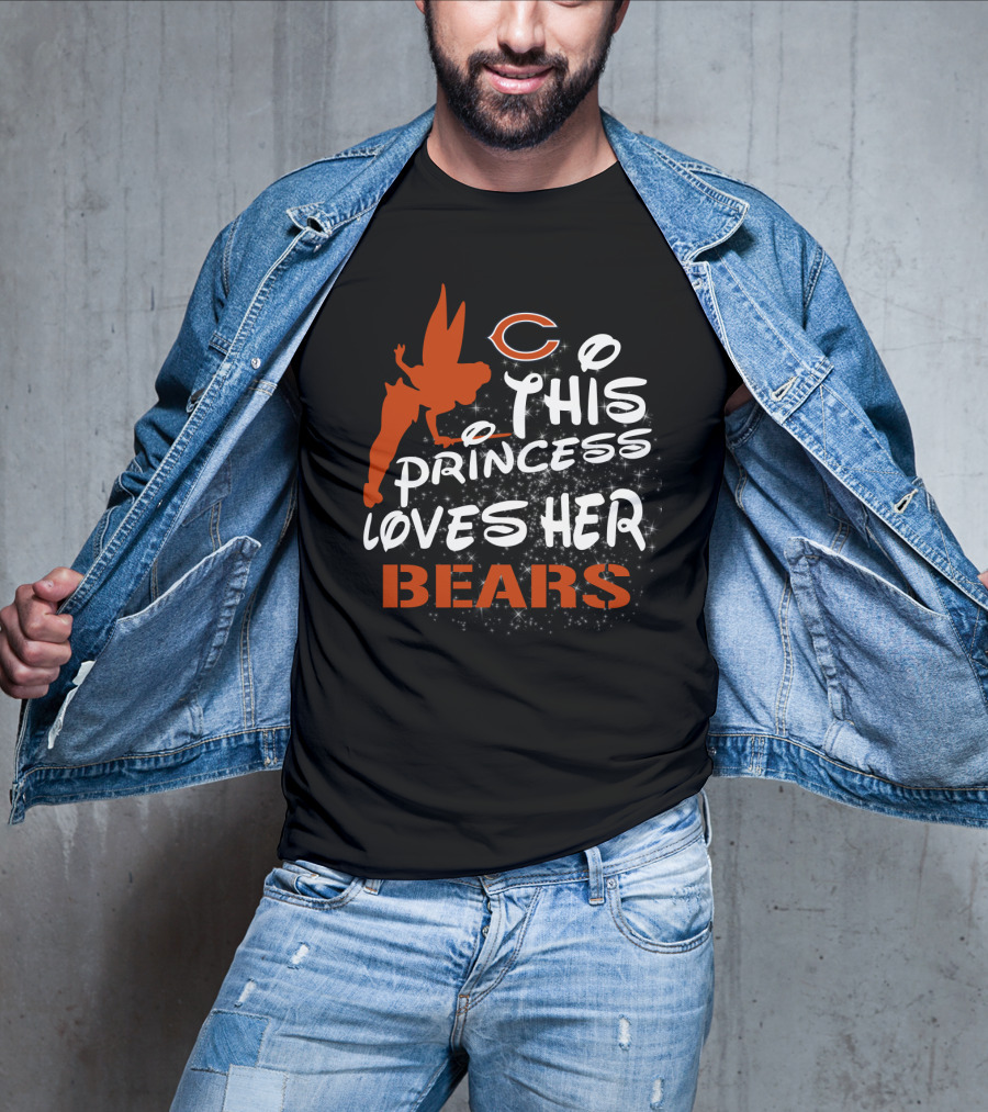 This Princess Loves Her Chicago Bears T-Shirt