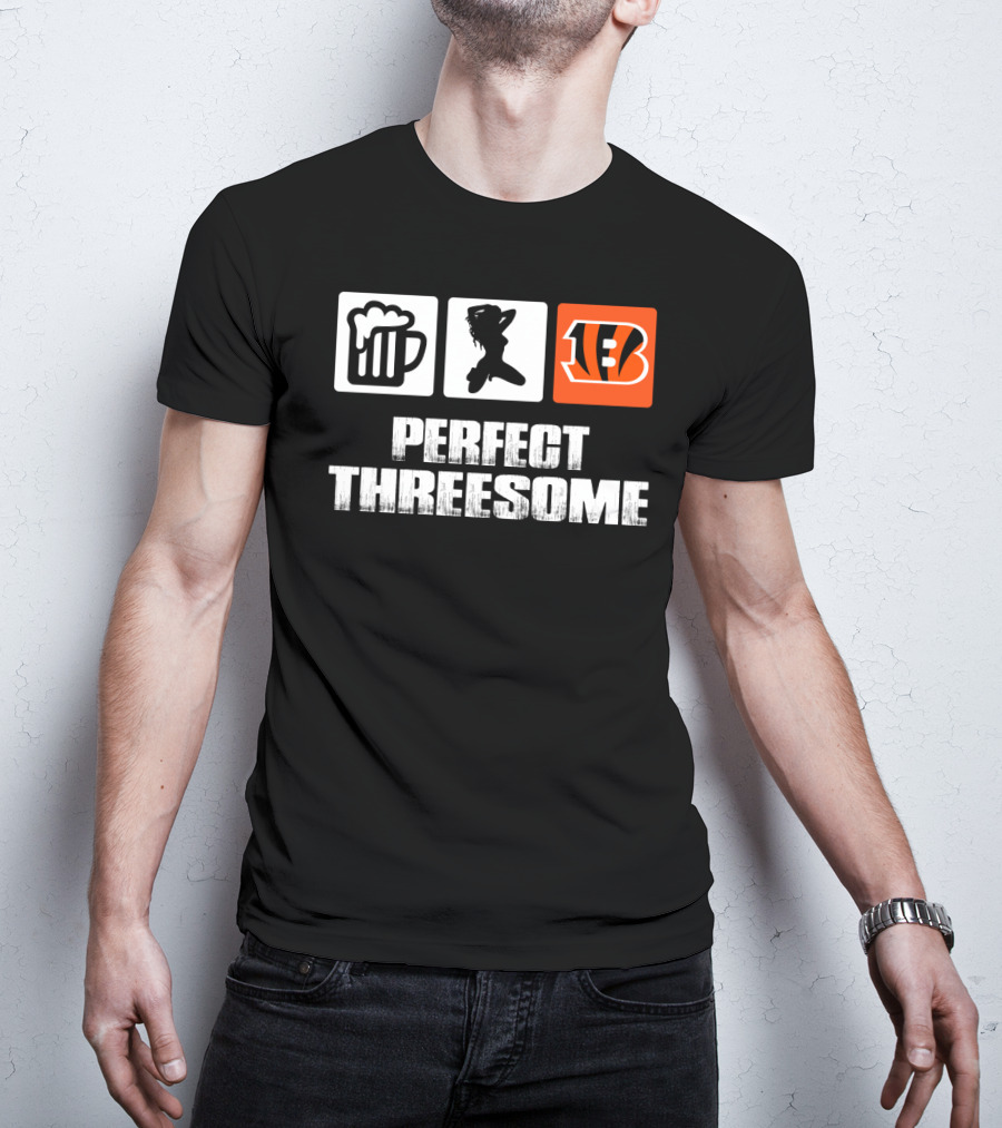 Beer Dance Cincinnati Bengals Perfect Threesome T-Shirt