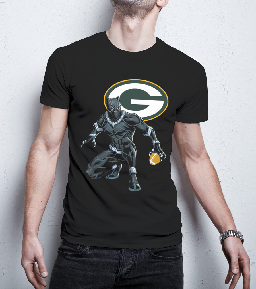 Green Bay Packers Football Superhero Crossover T-Shirt