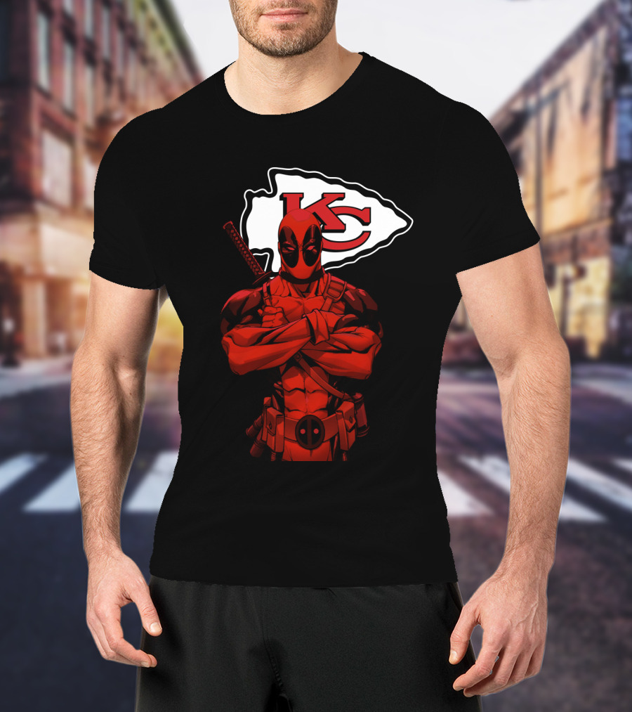 Kansas City Chiefs Kc Superhero Mashup T-Shirt