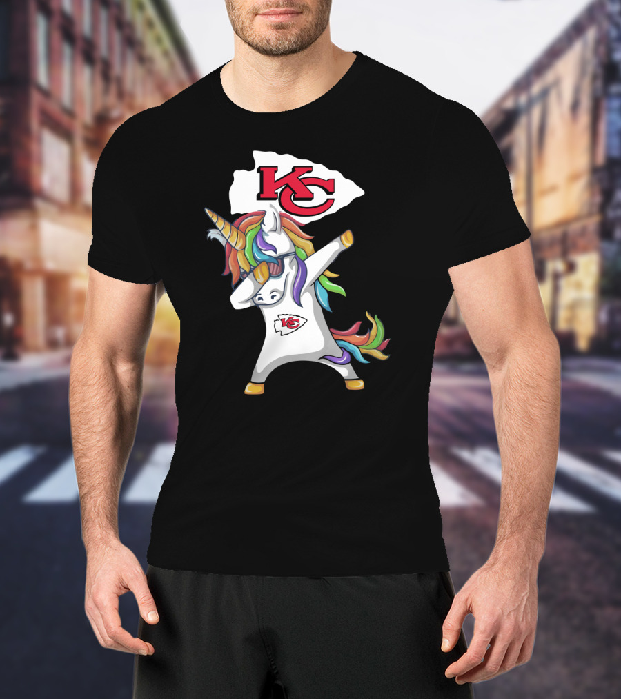 Kansas City Chiefs Unicorn Dab T-Shirt