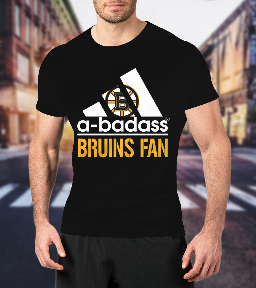 A-Badass Bruins Fan Boston Bruins T-Shirt