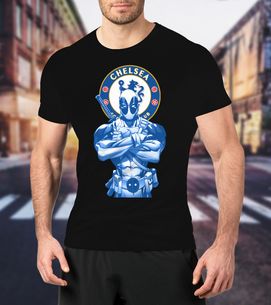 Chelsea Football Club Superhero Crossover T-Shirt