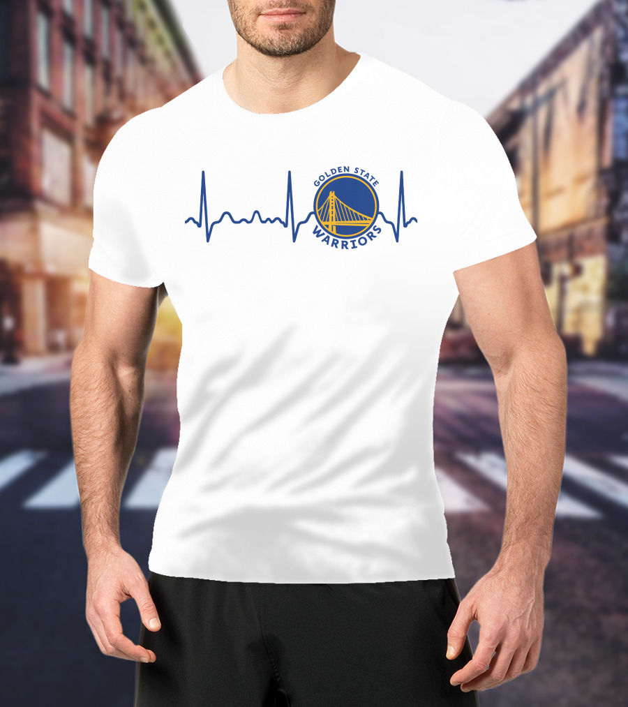 Golden State Warriors Heartbeat T-Shirt